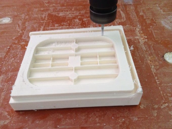 ABS/schneller Prototyp Plastik-CNC, der mit CNC Prägemaschineller Bearbeitung poliert